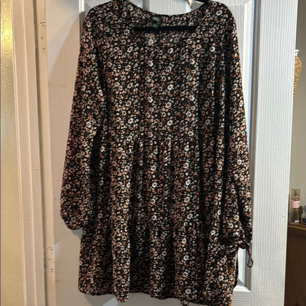 Floral Long Sleeve Dress